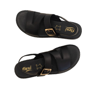 100237 Flexi Sandalia Piel Negro