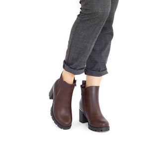 2409103 Garrapata Botin Sintético Cafe