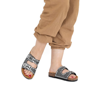 311008 Garrapata Sandalia Sintético Negro