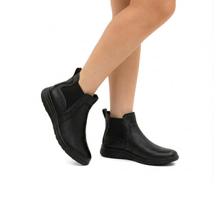102016 Flexi Botin Piel Negro