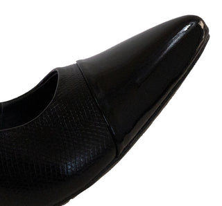 104521 Flexi Zapatilla media Piel Negro