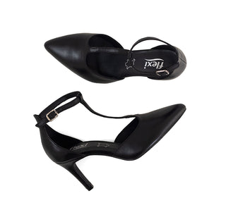 104528 Flexi Zapatilla alta Piel Negro