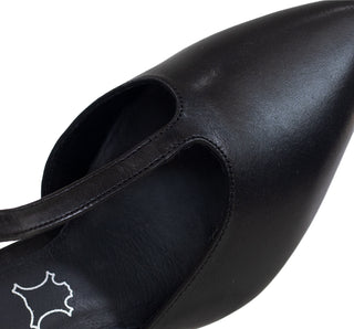 104528 Flexi Zapatilla alta Piel Negro