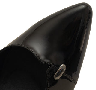 104532 Flexi Zapatilla alta Charol Negro charol