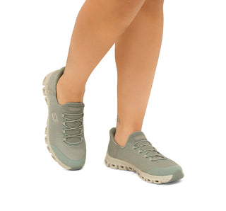 104547 Skechers Tenis Textil Verde
