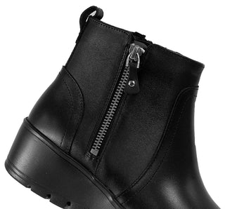 104827 Flexi Botin Piel Negro