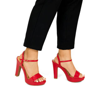 6292.200 Vizzano Sandalia Verniz premium Rojo