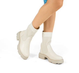 230976 Efe Botin Sintético Blanco