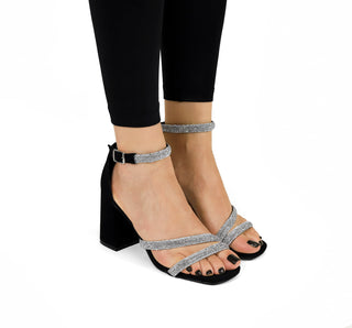 22714 Lady paulina Sandalia Nabucky Negro
