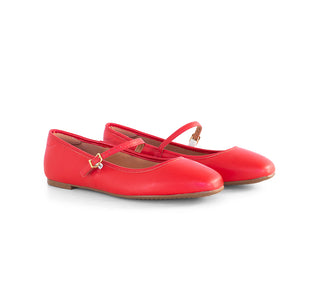 1432.101 Vizzano Flats Pelica/pele strech Rojo