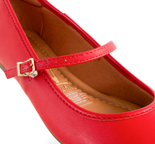 1432.101 Vizzano Flats Pelica/pele strech Rojo