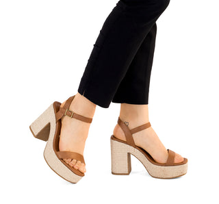 6541.100 Vizzano Sandalia Pelica/pele strech Camel