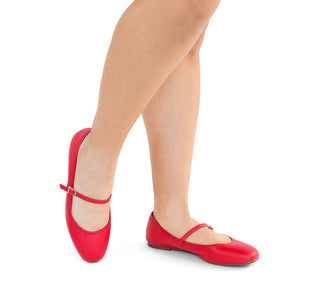 1432.101 Vizzano Flats Pelica/pele strech Rojo