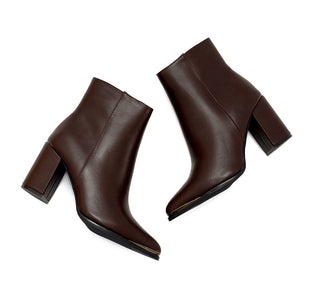 2409107 Garrapata Botin Sintético Cafe