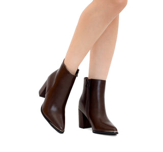 2409107 Garrapata Botin Sintético Cafe