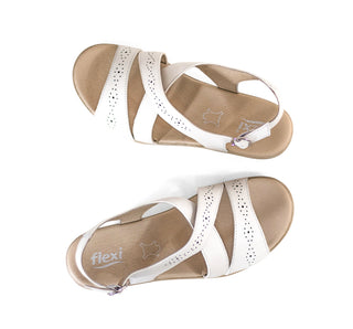116024 Flexi Sandalia Piel Blanco