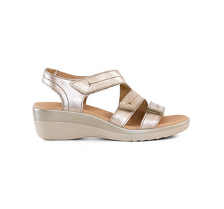 116026 Flexi Sandalia Piel Oro rosa