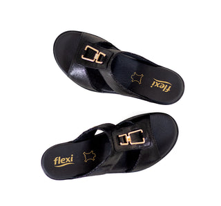 116027 Flexi Sandalia Piel Negro