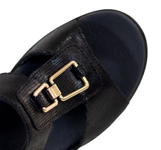 116027 Flexi Sandalia Piel Negro