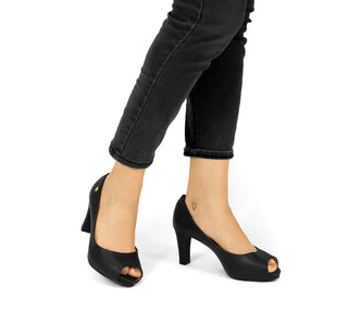 1840.300 Vizzano Zapatilla media Pelica/pele strech Negro