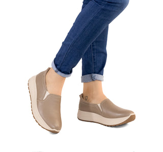 117207 Flexi Tenis Piel Taupe