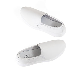 117207 Flexi Tenis Piel Blanco