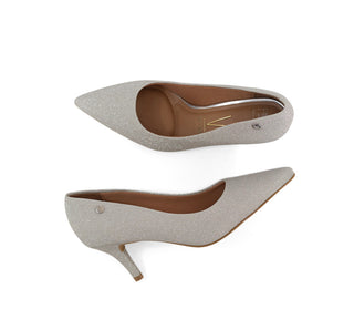 1185.702 Vizzano Zapatilla baja Tela shine paris Plata