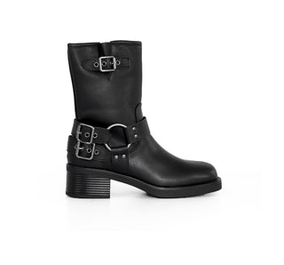 2409128 Garrapata Bota Sintético Negro