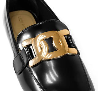 14014 Lady paulina Choclo Alto brillo Negro