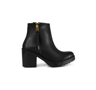 12301 Ambishoes Botin Sintético Negro