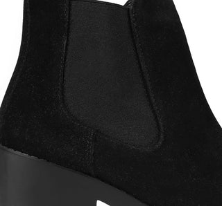 12311 Ambishoes Botin Gamuza / ante Negro
