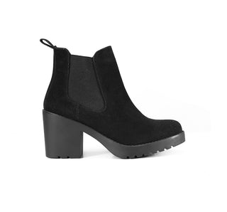 12311 Ambishoes Botin Gamuza / ante Negro