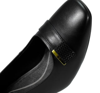 119707 Flexi Zapatilla baja Piel Negro