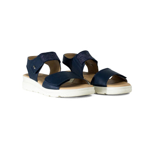 124213 Flexi Sandalia Piel Azul marino