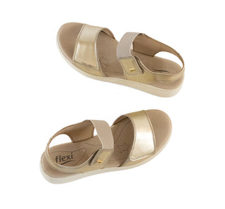 124213 Flexi Sandalia Piel Oro