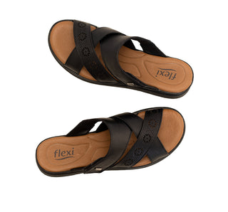 124214 Flexi Sandalia Piel Negro