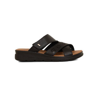 124214 Flexi Sandalia Piel Negro