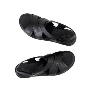 124215 Flexi Sandalia Piel Negro
