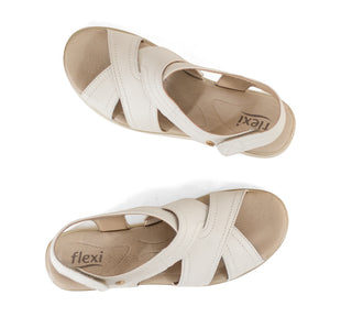 124215 Flexi Sandalia Piel Blanco