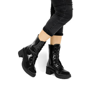 648801 Ozono Bota Charol Negro