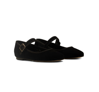 986003 Gillio Flats Textil Negro