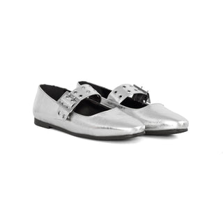 14025 Lady paulina Flats Gamora top 60 Plata
