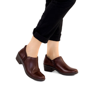 130009 Flexi Botin Piel Vino