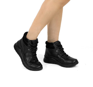 130207 Flexi Botin Piel Negro
