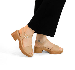 611002 Garrapata Sandalia Sintético Beige