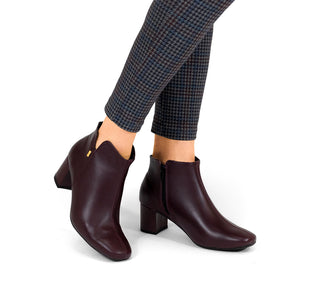 119706 Flexi Botin Piel Vino