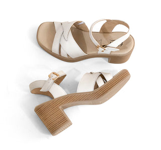 133507 Flexi Sandalia Piel Blanco