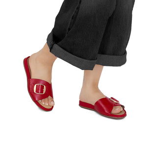133601 Flexi Sandalia Piel Rojo