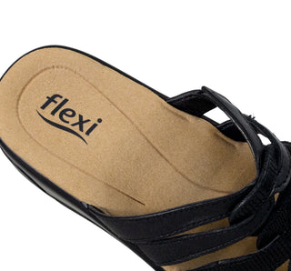 133701 Flexi Sandalia Piel Negro