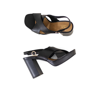 134406 Flexi Sandalia Piel Negro